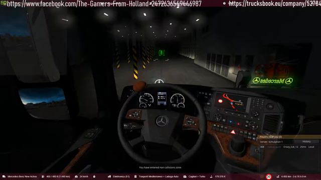 Euro Truck Simulator 2 T ruckersMP Server Simulation 1 #36 Mee doen mag HD смотреть онлайн
