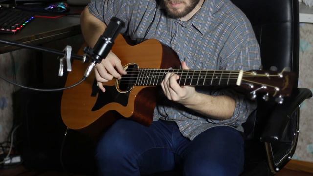 Merle Travis - cannonball rag guitar cover смотреть онлайн