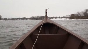 Испытания лодки с электромотором