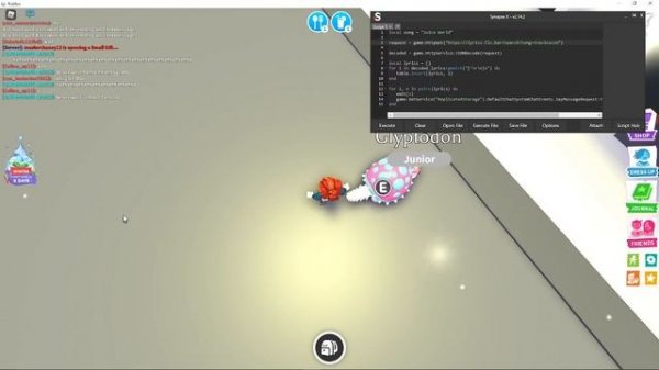 Sing songs in chat script roblox