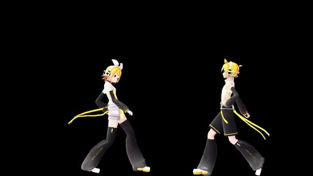 живые обои на рабочий стол Кагамине Рин и Лен / Kagamine Rin/Len live wallpaper for your desktop смотреть онлайн