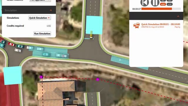 Autodesk InfraWorks 360 2016 R2 - traffic analysis смотреть онлайн