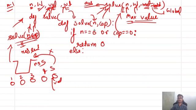 Lec 2.1- 0/1 Knapsack Recursive Approach | Dynamic Programming | Python смотреть онлайн