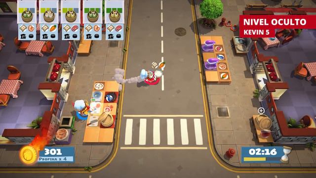 Guia Overcooked 2! Nivel 4-3, Kevin-5, 4-4 (⭐⭐⭐)