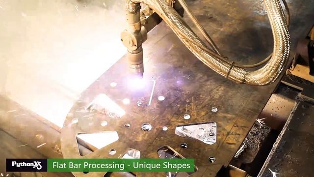 Flat Bar Processing Unique Shapes - PythonX Video смотреть онлайн