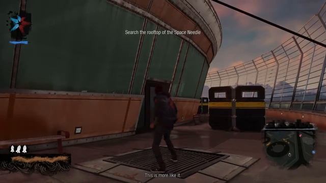 inFamous Second Son Walkthrough (Good Karma) Part 3 - Space Needle смотреть онлайн