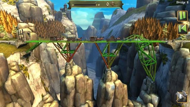 Bridge Constructor Medieval Chapter 4 Bridge 11 Solution смотреть онлайн