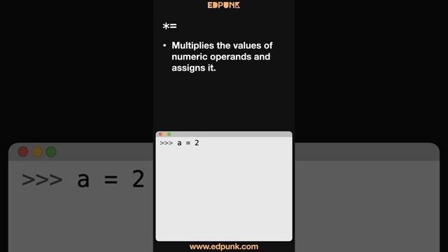 [Day 24] Assignment Operators in Python | Dark Mode #100daysofpython смотреть онлайн