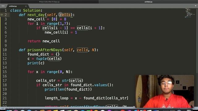 Prison Cells After N Days | Leet code 957 | Theory explained + Python code | July code challenge смотреть онлайн