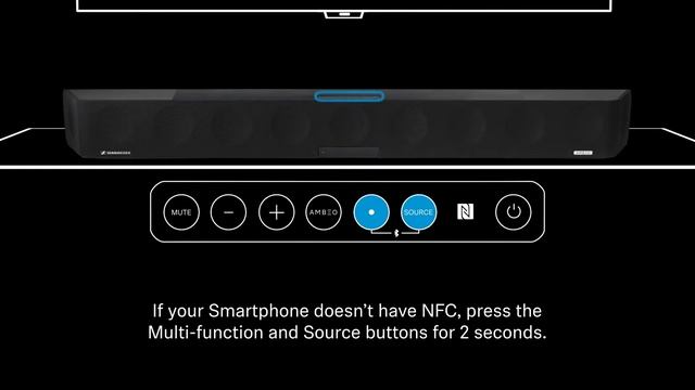 Sennheiser AMBEO Soundbar - Pairing your Bluetooth Device смотреть онлайн