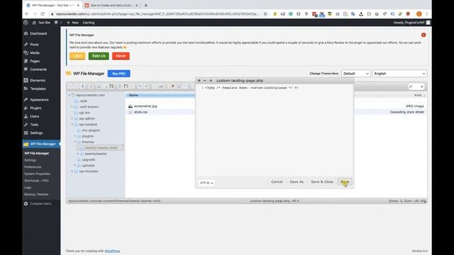 How to Create and Add a Custom Page or Template in WordPress смотреть онлайн