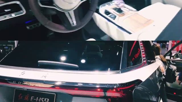 HongQi e-hs9 electric SUV, pre-sale from ¥550,000（2020 Beijing Auto Show） смотреть онлайн