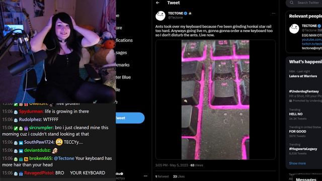 pinkchyu reacts to Tectone's NASTY Keyboard смотреть онлайн