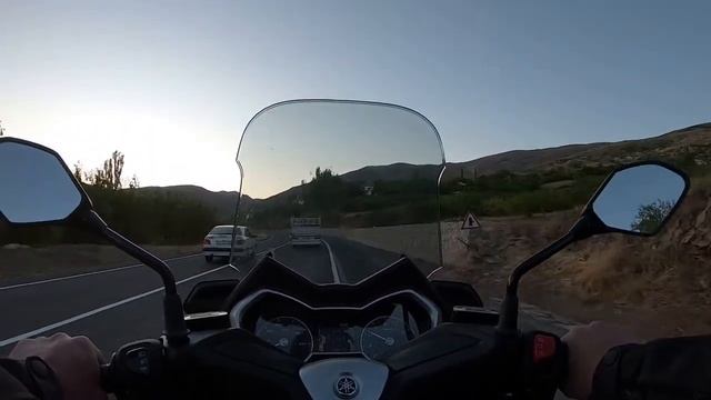 Yamaha xmax 250 Nemrut Dağ yolu Malatyaya dönüş 7 смотреть онлайн