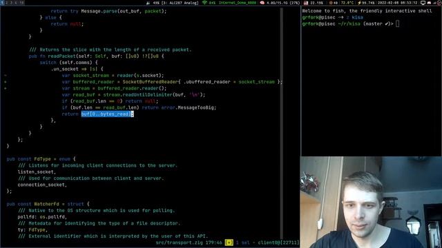Text Editor in ⚡ Zig ⚡: Rewriting the Networking Stack [#9] смотреть онлайн