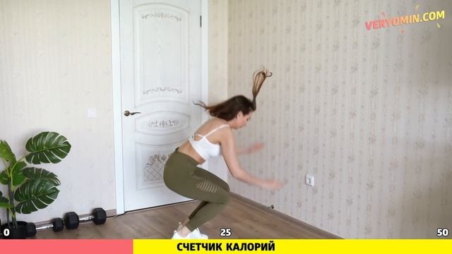 Я СОЖГЛА 600 ККАЛ за 60 МИНУТ - Как Убрать ЖИВОТ и Жир с НОГ смотреть онлайн