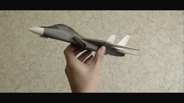 Палубный самолёт из пластилина F -14 TomCat из пластилина смотреть онлайн