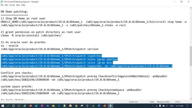 19c GI Patching - 19c RAC Oracle Home Patching - Database Post Patching Steps - Datapatch смотреть онлайн