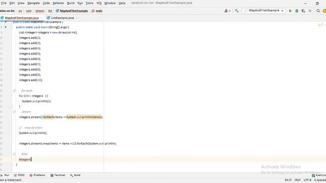 Java 8 stream api | map & filter function| #java #programming смотреть онлайн