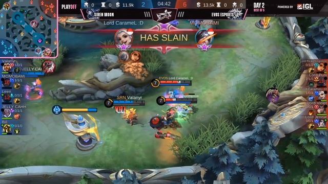 EVOS ESPORTS VS SIREN MOON | GRAND FINAL WSL INVITATIONAL PLAYOFF GAME 1 смотреть онлайн
