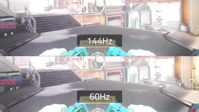 게이밍 모니터! 60Hz VS 144Hz 오버워치 테스트! смотреть онлайн