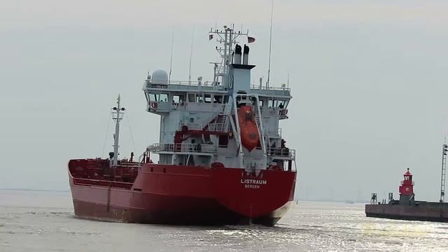 chem tanker LISTRAUM LDRY3 IMO 8920282 Emden seabound cargo seaship merchant vessel Seeschiff смотреть онлайн