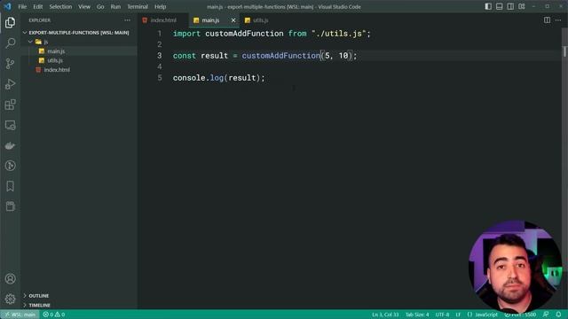 How to Export Multiple Functions with JavaScript Modules смотреть онлайн