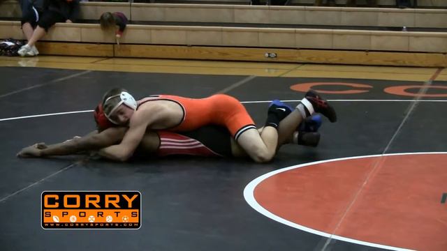 2012 Wrestling - 145 - Cody Bailey, Corry Beavers vs Dijon Deboe, Strong Vincent Colonels смотреть онлайн