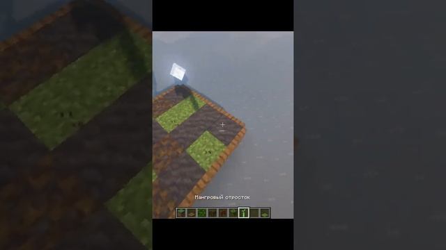 Мини биом мангровый лес в MINECRAFT ПОДПИШИСЬ #shorts смотреть онлайн