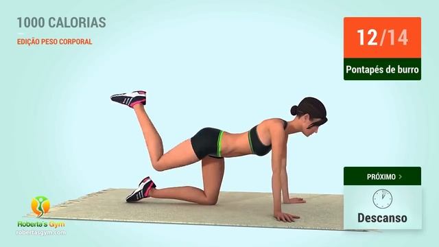 EXERCÍCIO CASEIRO DE 1000 CALORIAS [EDIÇÃO PESO CORPORAL]