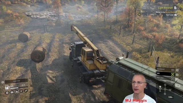 Snowrunner Ep 328 Wooden Bridge & Light Rockfall смотреть онлайн