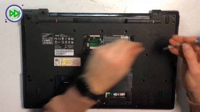 Чистим от пыли Acer Aspire 7739ZG смотреть онлайн