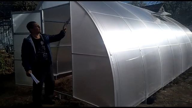 Отзыв на теплицу Капелька - компания Теплицы РОСТА смотреть онлайн