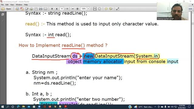 DataInputStream class for runtime input in JAVA, BY:-Neeraj Kumar Singh #input #runtimeinput смотреть онлайн