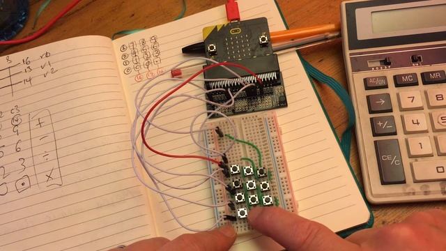 Make a numeric keypad for a micro:bit from scratch смотреть онлайн