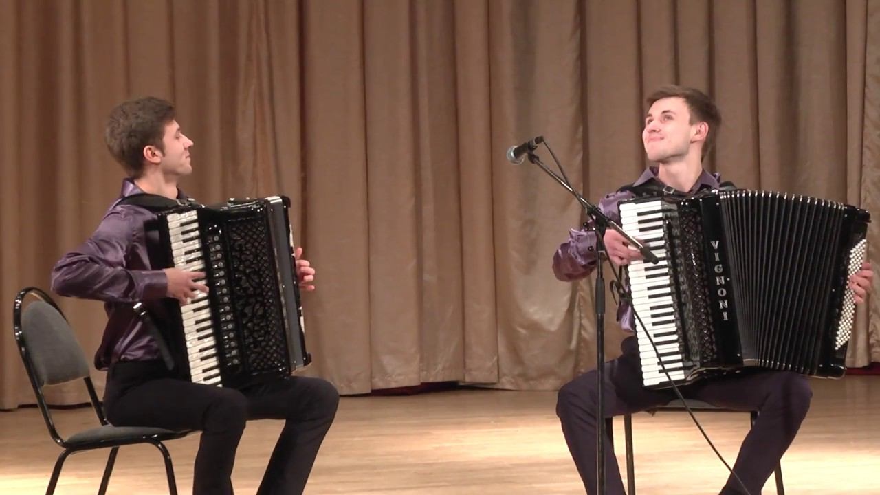 Борис Мартьянов - ''Молдавские наигрыши''. Исполняет дуэт аккордеонистов - В.Федотов и А.Нестеров смотреть онлайн