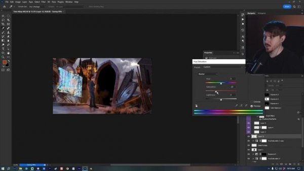 Surreal Photoshop and Blender Art Tutorial, KitBash 3D Cargo