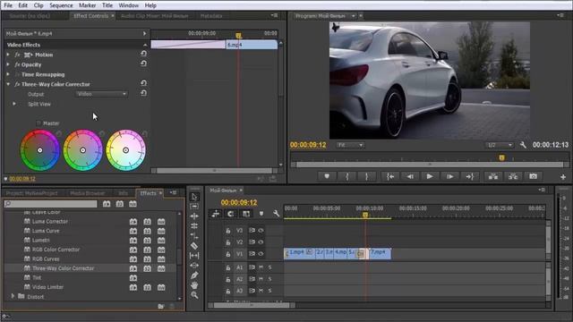 Работа с эффектами для видео в Premiere Pro. Уроки для начинающих на русском.