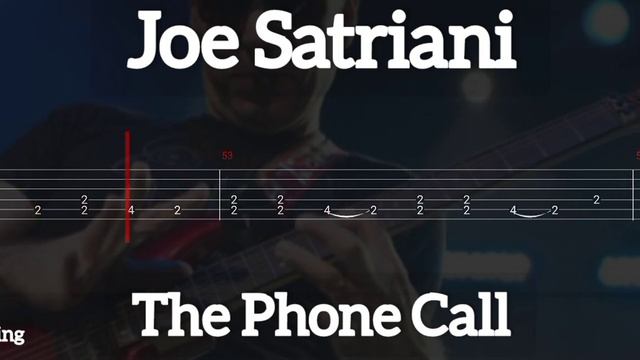 Joe Satriani - The Phone Call ( Tab Guitar )