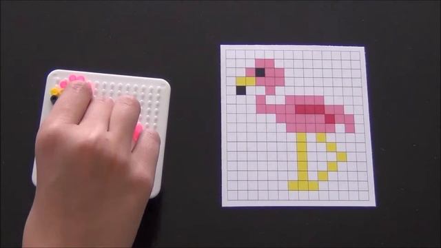 How to make a cute perler bead Flamingo смотреть онлайн