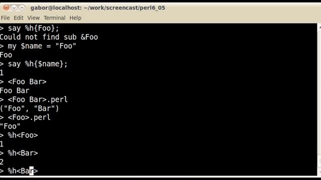 Perl 6 - part 5 - hashes смотреть онлайн