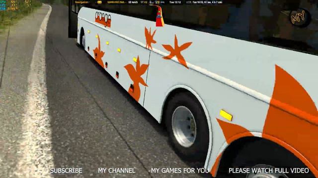 ORENG TRAVELS VOLVO BUS Euro Truck Simulator 2 смотреть онлайн