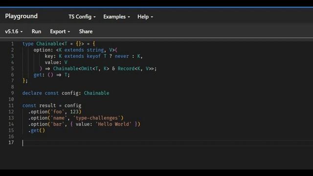 Chainable Options Utility in TypeScript смотреть онлайн