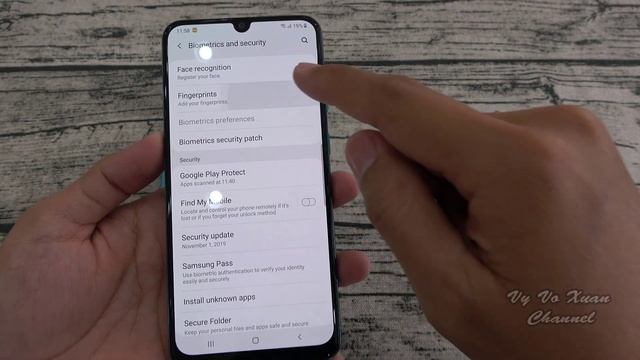 Test Fingerprint on Samsung Galaxy A51 & Samsung Galaxy A50s смотреть онлайн