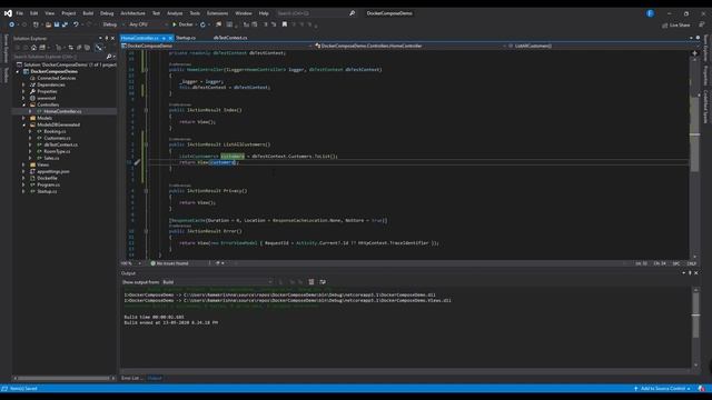Docker Part-9 Docker Compose with .NET Core & SQL Server using Docker image from Docker hub смотреть онлайн
