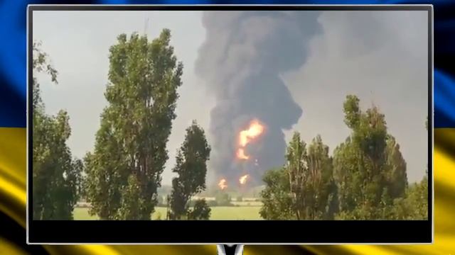 Горит Нефтебаза БРСМ Fire Oil station near Kiev смотреть онлайн