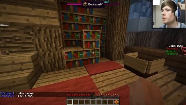 BEAUTIFUL BOOKSHELF | Minecraft: Hide N Seek Minigame! смотреть онлайн