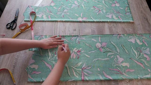 Летнее Платье трапеция за Час Крой на ткани смотреть онлайн