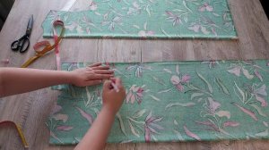 Летнее Платье трапеция за Час Крой на ткани