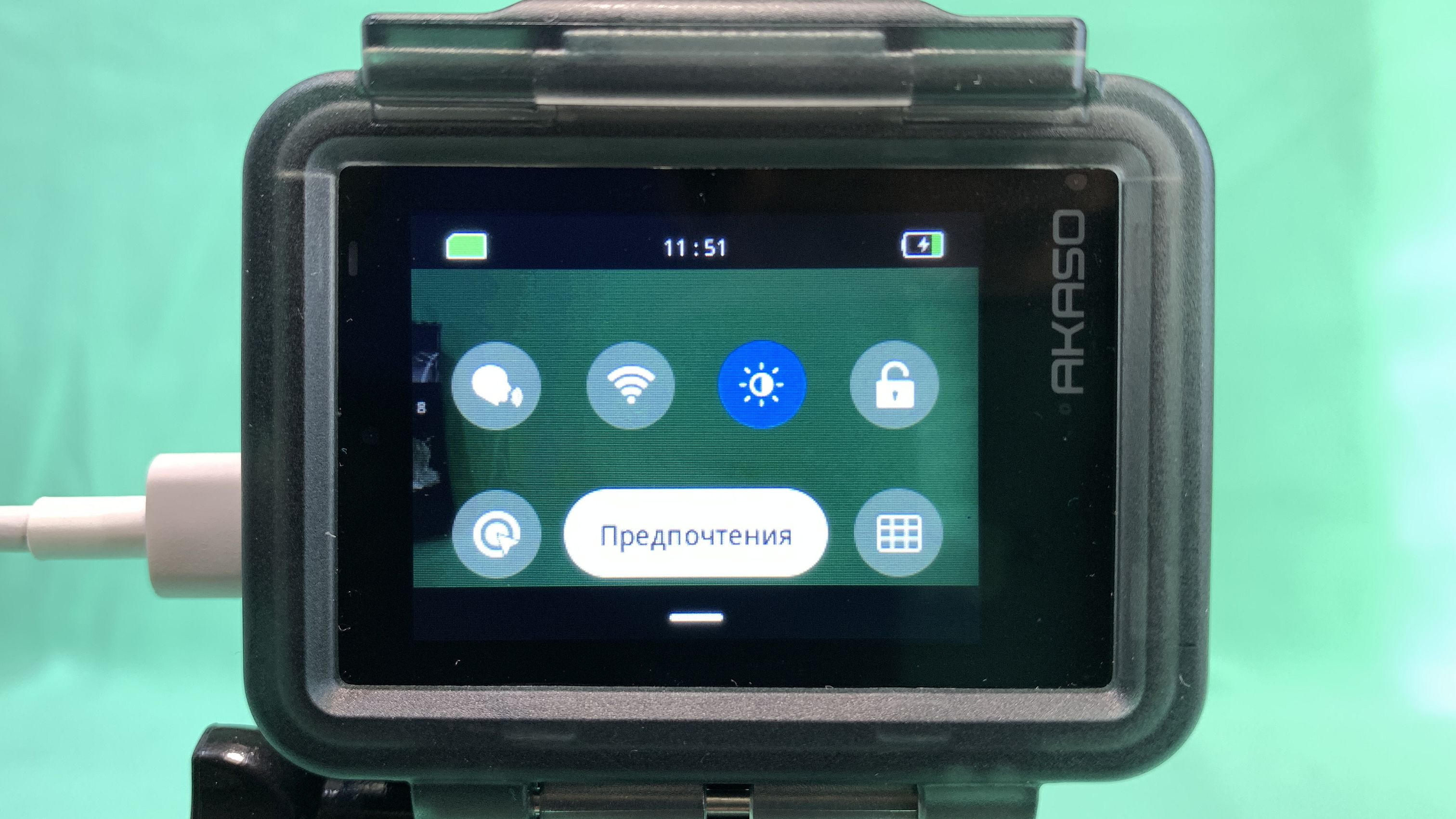 Настройки AKASO BRAVE 8 в картинках на русском